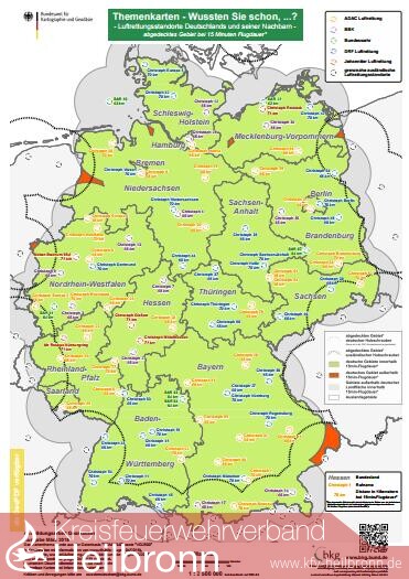 Bundesamt für Kartografie und Geodäsie veröffent- licht Themenkarte zu