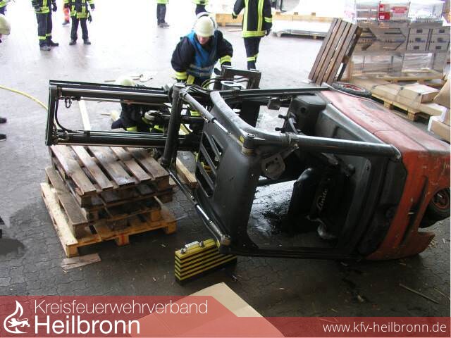 Kreisfeuerwehrverband Heilbronn Einsatze Todlicher Arbeitsunfall Mit Gabelstapler